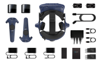 <p>Полный комплект VIVE Pro. VR-шлем профессионального уровня.</p>
<p>Точное отслеживание движений в помещении. Яркие дисплеи. Потрясающая четкость и реалистичные звуки. VIVE Pro разработан для VR профессионального класса.</p>