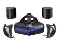 Комплект Pimax 5K Plus с контроллерами Knukles и базовыми станциями Steam VR 2.0 – для тех, кто мечтает на время забыть о настоящей реальности и восхититься реалистичной компьютерной графикой. Набор включает в себя самые востребованные VR-устройства и под