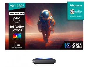 Лазерный УКФ проектор Hisense PX1H с экраном Kauber Frame CLR 118" Лазерный УКФ проектор Hisense PX1H с экраном Kauber Frame CLR 118"