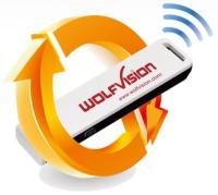 WiFi-модуль для управления документ-камерами WolfVision и презентацией на экране со смартфонов, планшетов и ноутбуков.