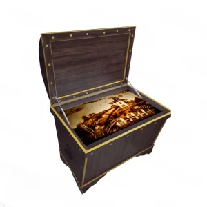 Стилизованный световой стол Сундук