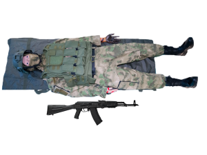 Тренажер-манекен взрослого пострадавшего для отработки навыков первой помощи при боевых действиях "Слава-7"