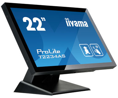 Интерактивный 22” сенсорный широкоформатный монитор Iiyama T2234AS-B1