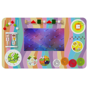 Настенный интерактивный комплекс Ronplay KIDS Бизиборд Карамелька Настенный интерактивный комплекс Ronplay KIDS Бизиборд Карамелька