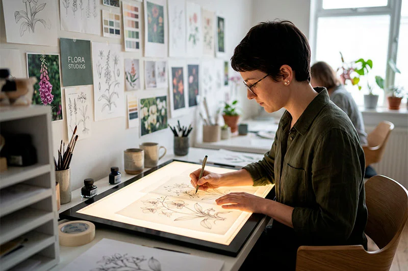 Световой стол: от терапии до арта