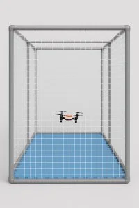 Полетная зона 5х3х3м (ДхШхВ) с амортизирующим покрытием