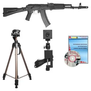 Комплект лазерного тира РУБИНТИР Кадет-НВП автомат по экрану 1 стрелок