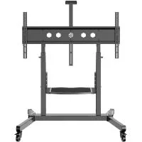 Мобильная стойка ONKRON для телевизора с кронштейном 50"-100", чёрная TS1991