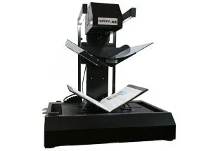 Планетарный книжный сканер A2 45VV базовый, V-образное стекло с ручным управлением, V-образная колыбель