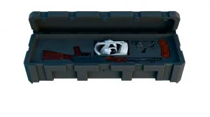 Набор «ПАК VR-тир» Программное обеспечение виртуальный стрелковый тир, VR шлем PolyVR 6 Dof, ММГ автомат АК-74М, защитный кейс