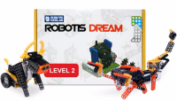 Набор является дополнением к Robotis Dream Level 1, предназначенным для создания более разнообразных и сложных моделей.