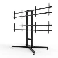 Напольная мобильная стойка InterTouch для видеостен 4 панели