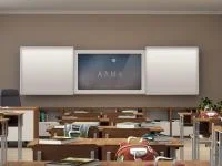 Интерактивная раздвижная доска АЛМА "Фибоначчи" с магнитно-маркерной поверхностью