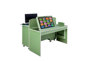 Интерактивный мультимедийный стол психолога-дефектолога Logo Psy NFI из серии Кисельковое царство Интерактивный мультимедийный стол психолога-дефектолога Logo Psy NFI из серии Кисельковое царство