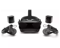 Комплект гарнитуры Valve Index включает высококлассную PC VR гарнитуру, два уникальных контроллера и базовые станции. Шлем Valve Index был разработан для людей, которыe много времени проводят в VR. Гарнитура предлагает отличные визуальные эффекты, продума