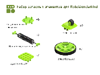 Набор запасных деталей для базовых моделей роботов Робо Вундеркинд.