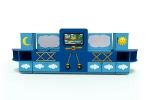 Профессиональный интерактивный логопедический комплекс AVKompleks Logo 46 в форме самолета