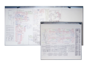 Электрифицированный стенд "Схема силовых и вспомогательных цепей и схема цепей управления, сигнализации и освещения электровоза ВЛ-10У" (с компьютерным управлением)