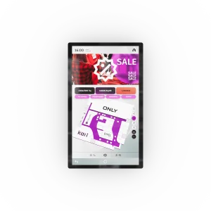 Настенный сенсорный киоск LIGA group МОНО 55