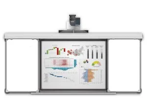 Рельсовая система для интерактивной доски маркерная Алма из серии Базис 4000х1200 (2000х1200х90) мм