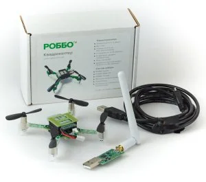 Квадрокоптер для помещений, программируемый РОББО