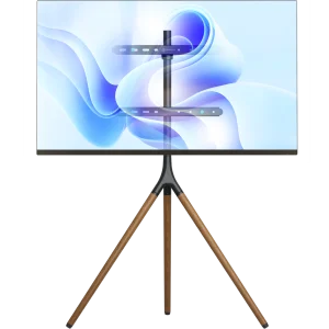 ONKRON интерьерная стойка для ТВ 32"-65", макс 35 кг, поворотная, чёрная TS1220