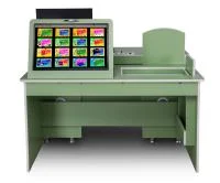 Профессиональный интерактивный мультимедийный коррекционно-развивающий стол «Logo Psy NFI» из серии «Кисельковое царство»  Профессиональный интерактивный мультимедийный коррекционно-развивающий стол «Logo Psy NFI» из серии «Кисельковое царство»