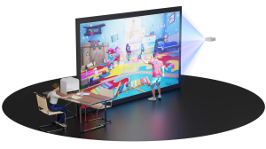 Интерактивная стена UTS Ожившие рисунки (Минпромторг) Интерактивная стена UTS Ожившие рисунки (Минпромторг)