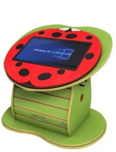 Интерактивный развивающий стол AVKompleks Мulti 4 в форме божьей коровки