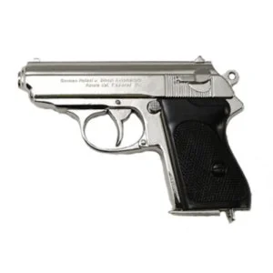 Макет пистолета Walther PPK хром