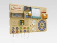 Дидактическая настенная панель АЛМА для кабинета Логопеда "Азбука речи"