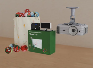 Интерактивная стена "ДвижУм" С проектором