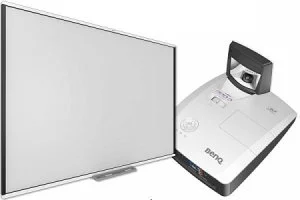 Комплект: интерактивная доска SMART Board SBM777V с проектором BenQ MW855UST+