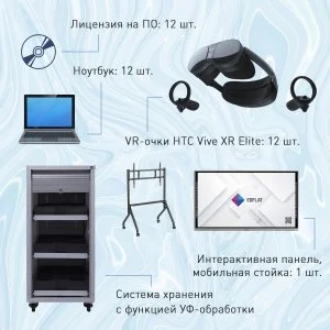 Мобильный класс виртуальной реальности EDUBLOCK XR VR-12 MAX