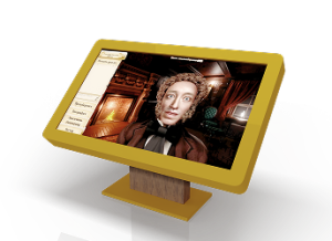 Интерактивный стол 50 дюймов с программой РОСНАСЛЕДИЕ - диалоги с Великими (Писатели и поэты)