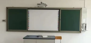 Раздвижная рельсовая система + интерактивная доска INTERWRITE XGA-1 (4:3) + короткофокусный проектор + крепление