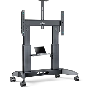 ONKRON стойка для телевизора с кронштейном 70"-110", мобильная, чёрная TS2821