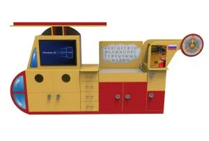 Профессиональный интерактивный логопедический комплекс AVKompleks Logo 45 в форме вертолета