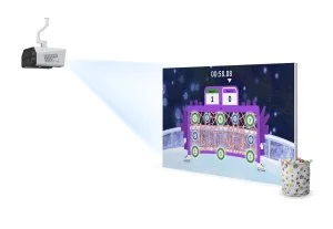 Интерактивный физкультурный комплекс с проектором для светлого помещения