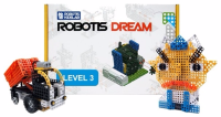 Набор является дополнением к Robotis Dream Level 1 и Robotis Dream Level 2, предназначенным для создания более разнообразных и сложных моделей.